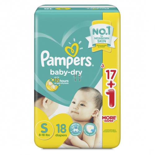 Pampers Baby Dry Diaper Small 18s | Homeshop.ph - same day ...
