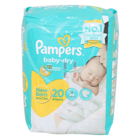 Pampers New Born Baby Dry Diaper 20s