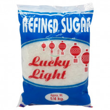 Lucky Light Refined White Sugar 1/4kg