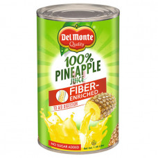 Del Monte 100% Pineapple Juice Fiber-Enriched 1.36L