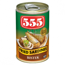 555 Fried Sardines Bistek 155g