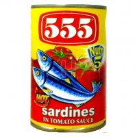 555 Sardines Spicy 155g
