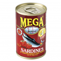 Mega Sardines In Spicy Tomato Sauce 425g