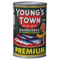 Young's Town Sardines In Tomato Sauce 155g