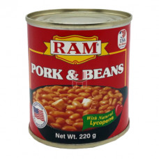 RAM Pork And Beans 220g