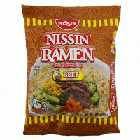 Nissin Ramen Instant Noodles Beef Flavor 55g