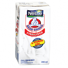 Bear Brand Sterilized Full Cream Milk 200mL