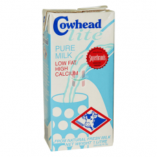Cowhead Lite Low Fat Pure Milk 1L
