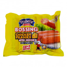 Frabelle Bossing Chicken Franks With Cheese King Size 1.14kg