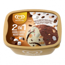 Selecta Ice Cream 2 In 1 Double Dutch And Rocky Road 1.5L