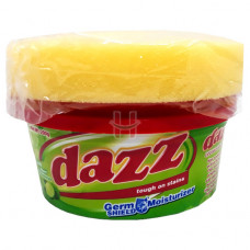Dazz Lime Scent Dishwashing Paste With Sponge 200g