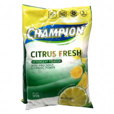 Champion Citrus Fresh Detergent Powder 4X120g