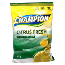 Champion Citrus Fresh Detergent Powder 500g