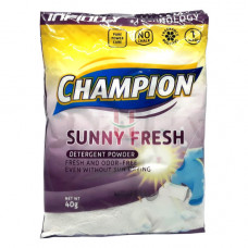 Champion Sunny Fresh Detergent Powder 6x40g