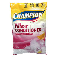 Champion With Fabric Conditioner Detergent Powder 4x120g