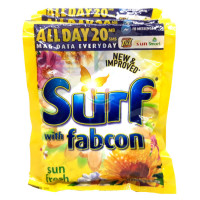 Surf Sun Fresh With Fabcon Detergent Powder 6X57g