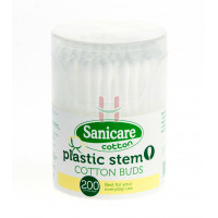 Sanicare 200 Cotton Buds Tips Can