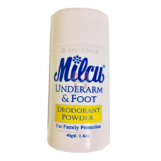 Milcu Underarm And Foot Deodorant Powder 40g