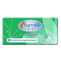 Charmee Breathable Green Tea Pantyliner 20s