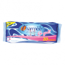 Charmee Go Girl Unscented Pantyliner 20s