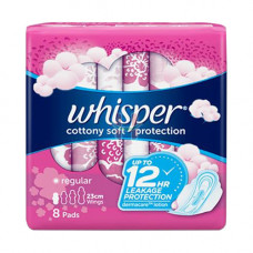 Whisper Cottony Soft Protection Pads With Wings 8s