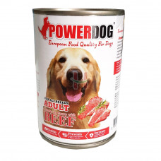 Power Dog In Can Adult Beef 405g