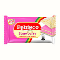 Rebisco Strawberry Cream-Filled Cracker Sandwich 10x32g