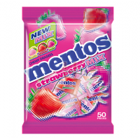 Mentos Strawberry Mix Candy 50pcs