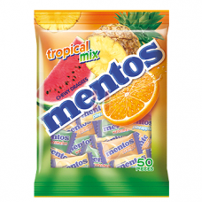 Mentos Tropical Mix Chewy Candy 50pcs