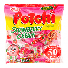 Potchi Strawberry Cream Gummy Candy 50pcs