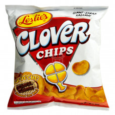 Clover Chips Barbecue Flavored Corn Snack 55g