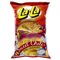 La-La Fish Crackers Sweet Chili 100g
