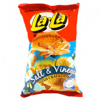La-La Fish Cracker Salt And Vinegar 100g