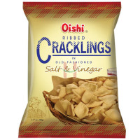 Oishi Cracklings Salt And Vinegar 50g