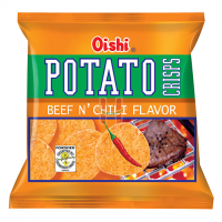Oishi Potato Crisps Beef And Chili Flavor 50g