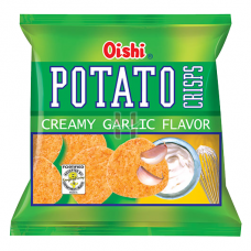 Oishi Potato Crisps Creamy Garlic Flavor 50g
