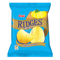 Oishi Ridges Potato Chips Cheese Flavor 60g