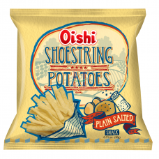 Oishi Shoestring Potatoes Plain Salted 20g
