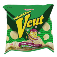 Vcut Potato Chips Onion And Garlic Flavor 25g