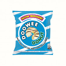 Doowee White Choco Frost Donut 10x40g